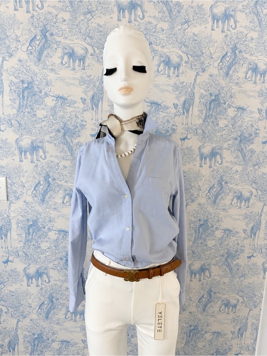 GAP Tops - GAP Light Blue Shirt with White Logo Tag